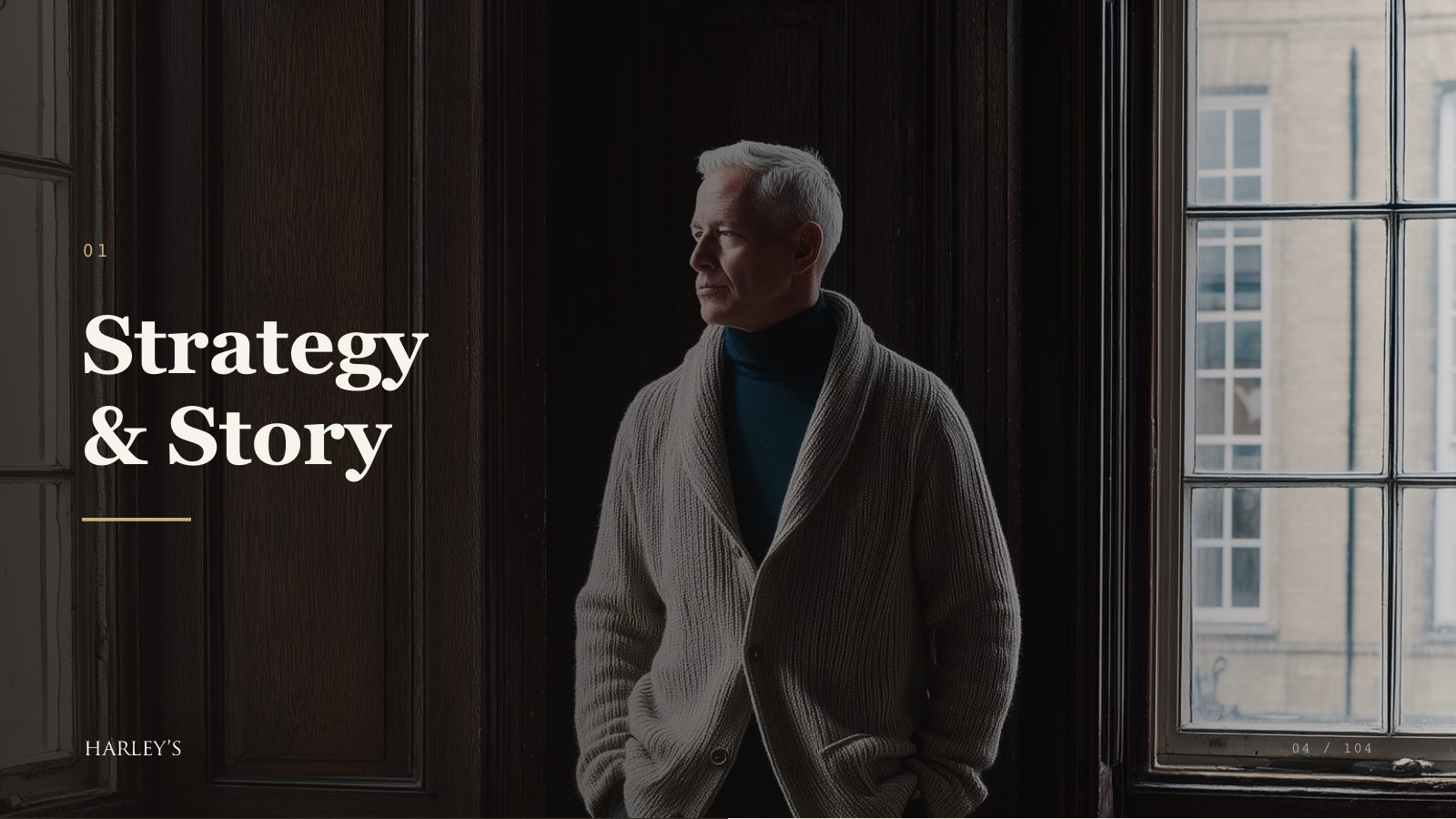 Harley’s brand book slide 5 of 106: Strategy & Story