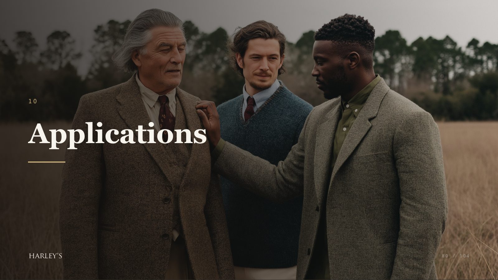 Harley’s brand book slide 81 of 106: Applications