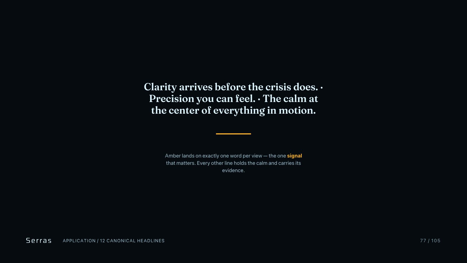 Serras brand book slide 78 of 107