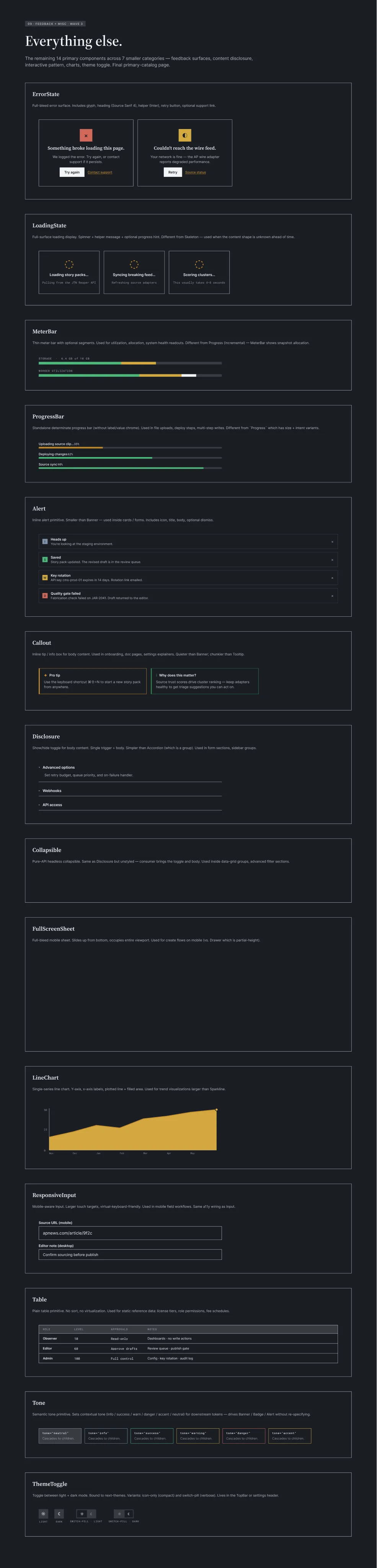 JTN AI Reaper: catalog feedback misc dark