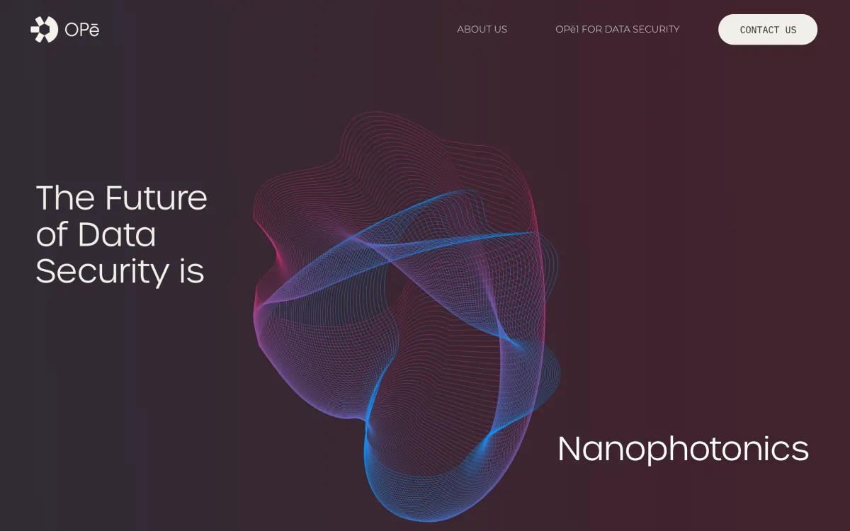 OPē website: live home